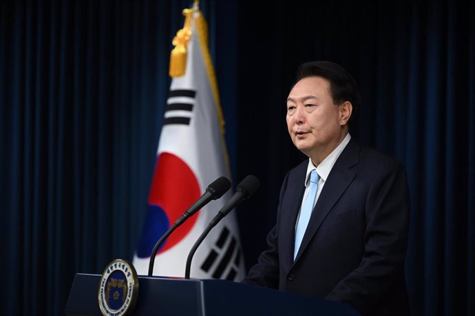 Archivo - El presidente de Corea del Sur, Yoon Suk Yeol