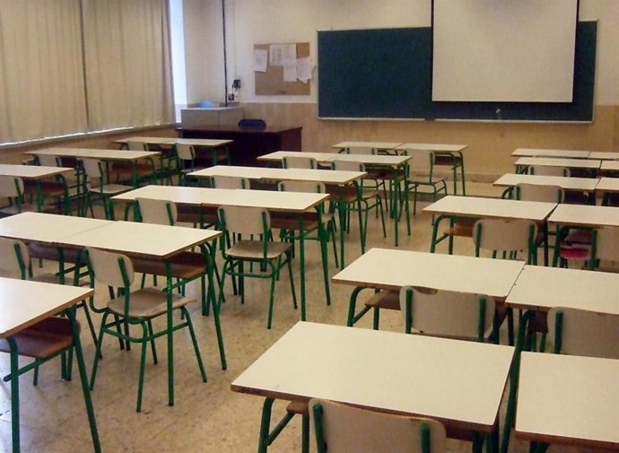 Archivo - Aula escolar. 