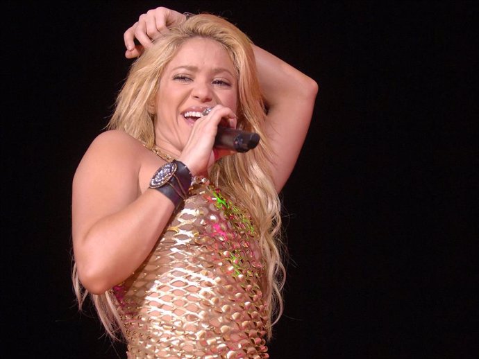 Archivo - Shakira, durante un concierto