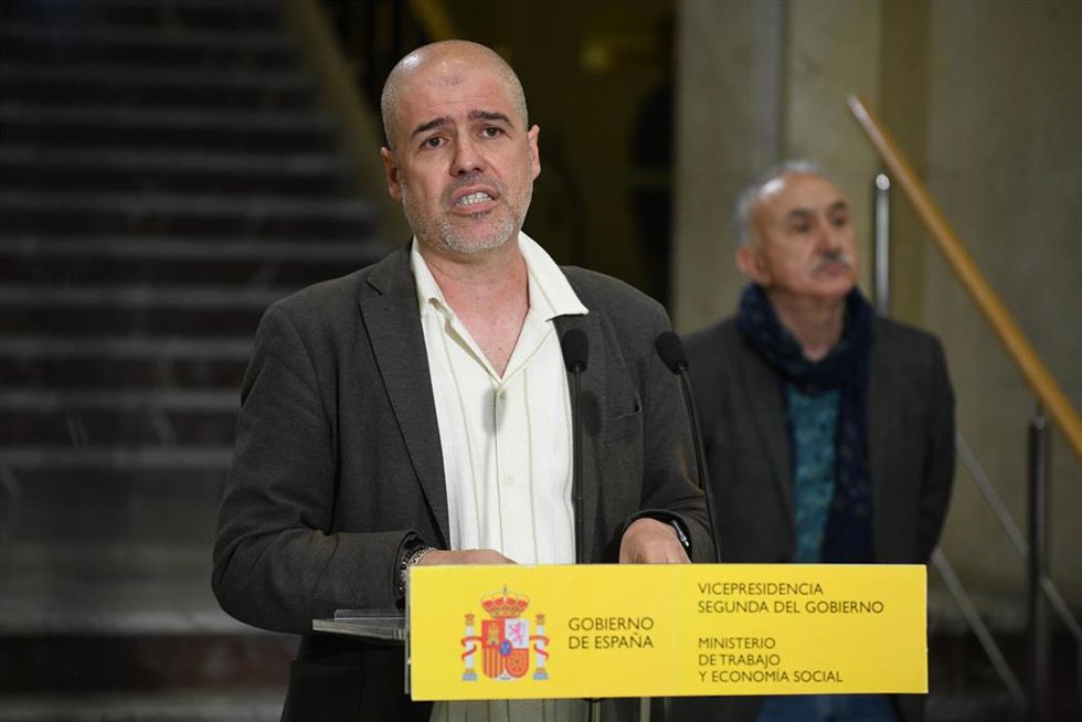 El secretario general de CCOO, Unai Sordo.