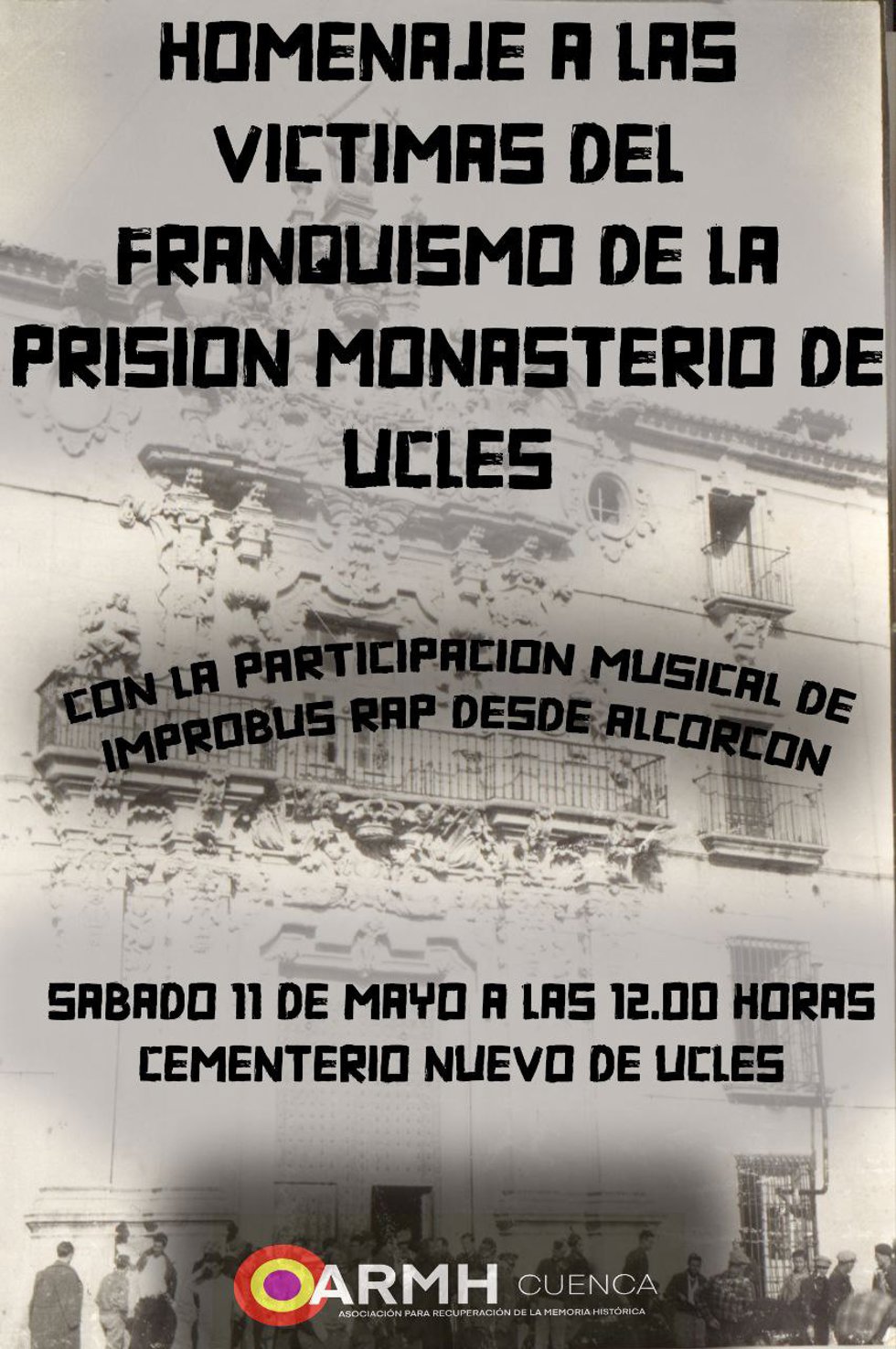Cartel del homenaje.