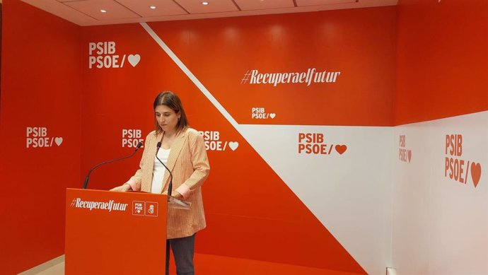 La candidata del PSIB a las elecciones europeas Alícia Homs.