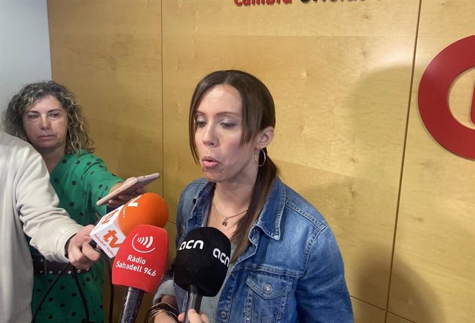 La alcaldesa de Sabadell (Barcelona), Marta Farrés.