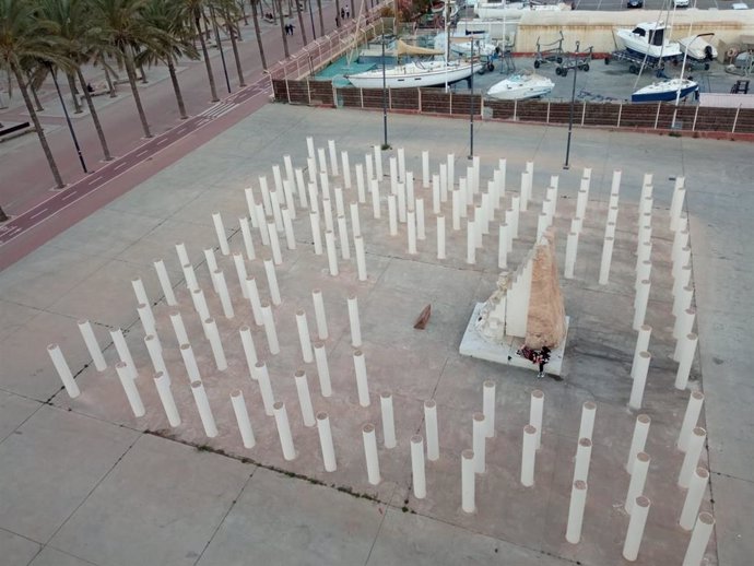 Archivo - Monumento a las víctimas de Mauthausen en Almería.