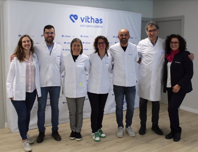 Equipo profesional de la Unidad de Oftalmología de Vithas Lleida
