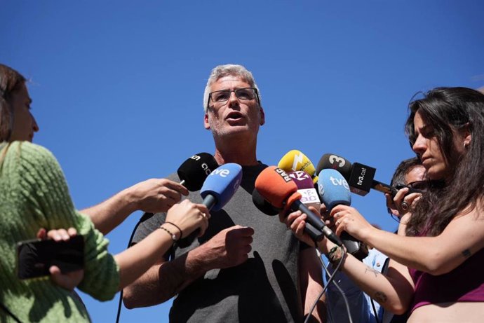 El candidato de la CUP por Tarragona a las elecciones catalanas, Sergi Saladié, en Tarragona.