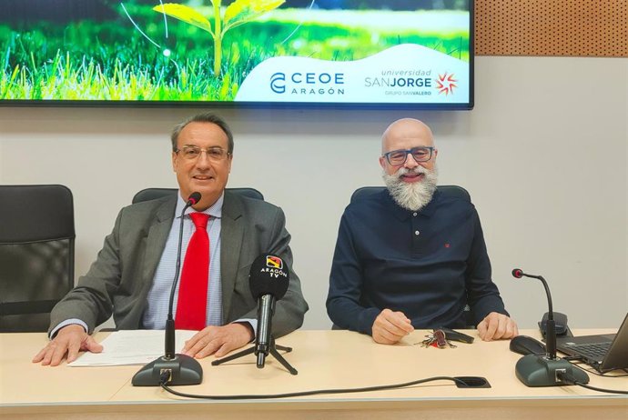 Presentación del informe del Observatorio de la Sostenibilidad en Aragón de la Universidad San Jorge y de CEOE.
