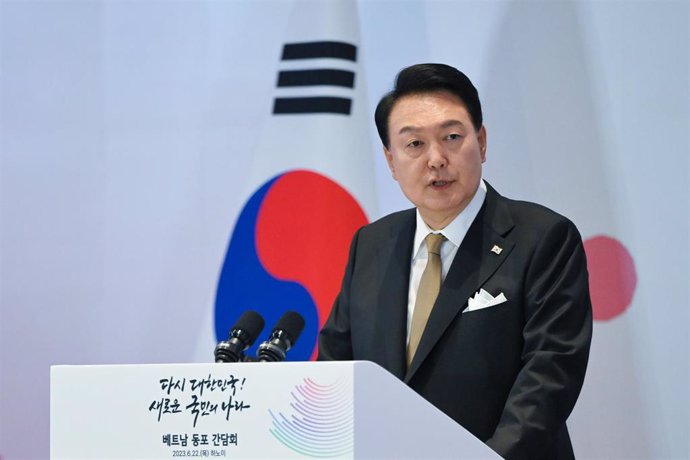 Archivo - Imagen de archivo del presidente de Corea del Sur, Yoon Suk Yeol