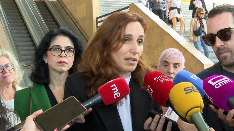 La ministra de Sanidad, Mónica García, en Toledo.
