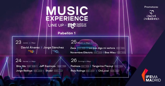 Música y motor se unen para vivir Madrid Car Experience