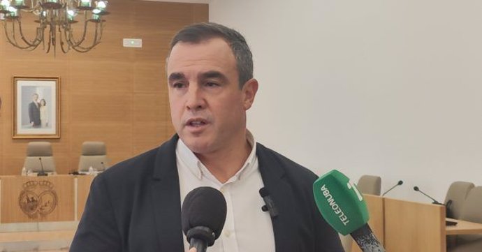 El portavoz del PSOE en la Diputación Provincial de Huelva, Rubén Rodríguez.
