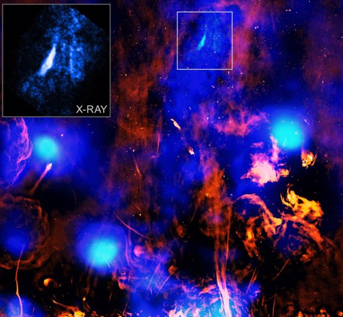 Chandra de la NASA nota que el Centro Galáctico se está ventilando