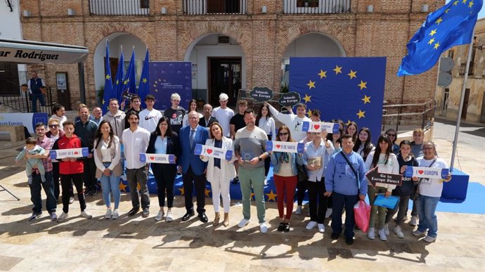 Celebración del Día de Europa en Laujar de Andarax (Almería).