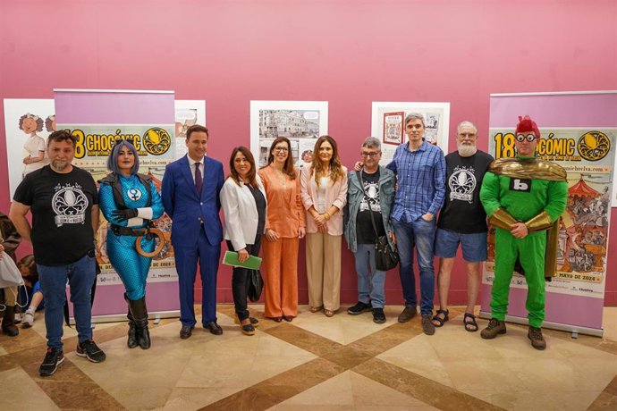 Inauguración de la decimoctava edición del Salón Internacional del Cómic de Huelva 'Chocómic'.