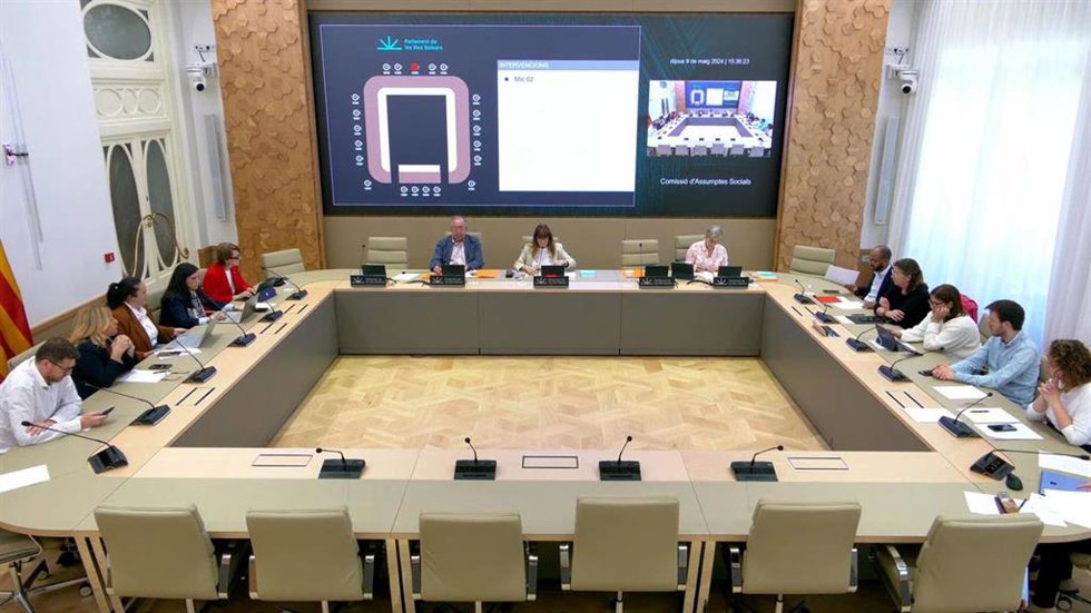 Reunión de este jueves de la Comisión de Asuntos Sociales del Parlament.