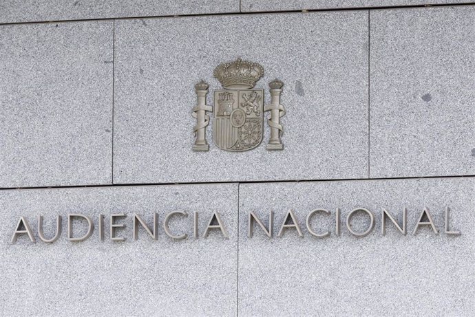 Archivo - Vista de la fachada de la Audiencia Nacional.