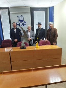 Presentación en la FOE del proyecto 'Cuatro propuestas culturales para Hueva' .
