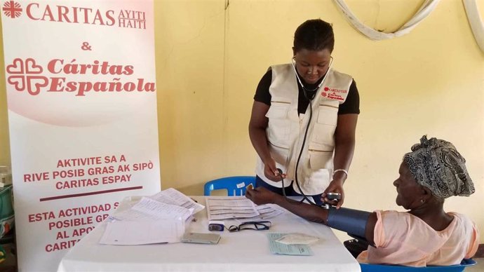 Jornada de salud de las clínicas móviles en Hinche, centro este de Haití.