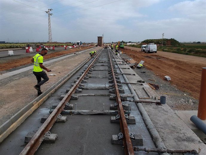 Obras Linea 3 Norte Metro de Sevilla.