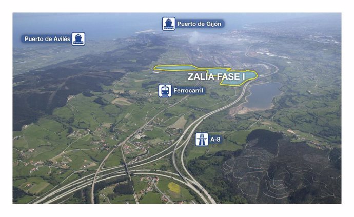 Infografía de la ubicación de la Zalia