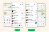 Foto: Portaltic.-WhatsApp rediseña su app: nueva paleta de color, filtros de chats y navegación más sencilla