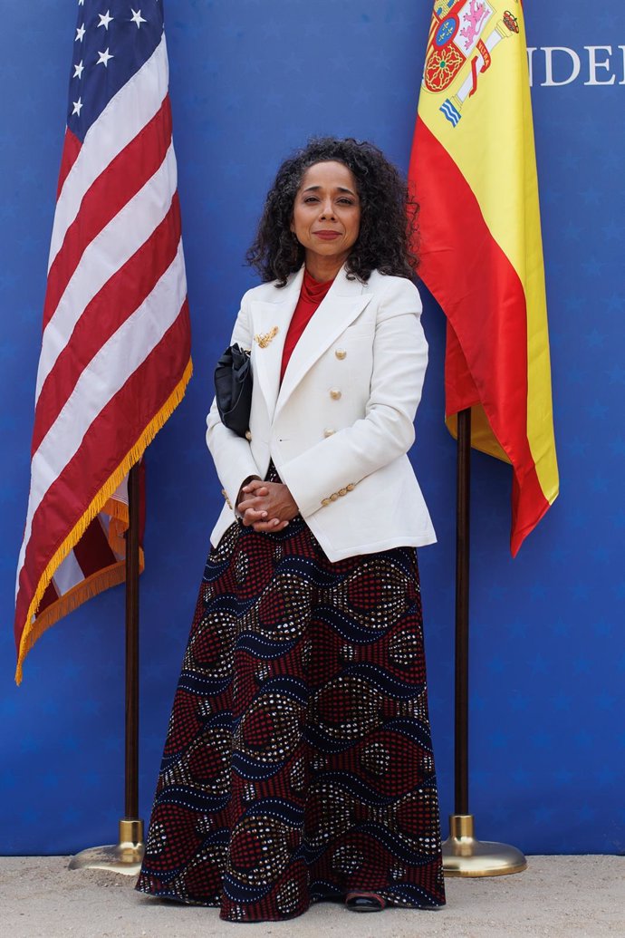 Archivo - La Embajadora de EE UU en España, Julissa Reynoso preside la fiesta del 247º aniversario de la Independencia de Estados Unidos, en la Plaza de Toros de Las Ventas, a 28 de junio de 2023, en Madrid (España). 