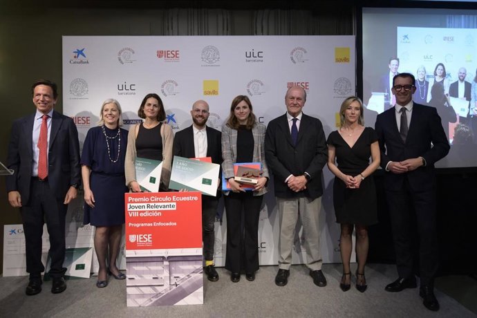 Proyecto ganador y finalistas del Premio Círculo Ecuestre Joven Relevante, entregado en una cena de gala este jueves