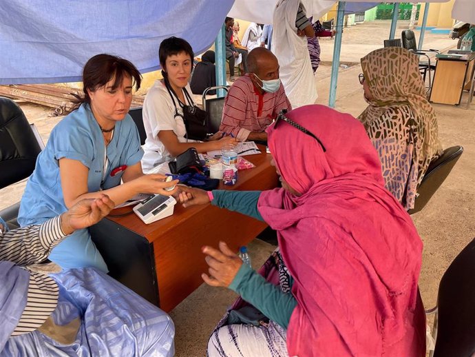 Sanitarios andaluces en una misión en Mauritania.