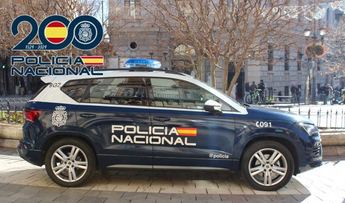 Vehículo de la Policía Nacional.