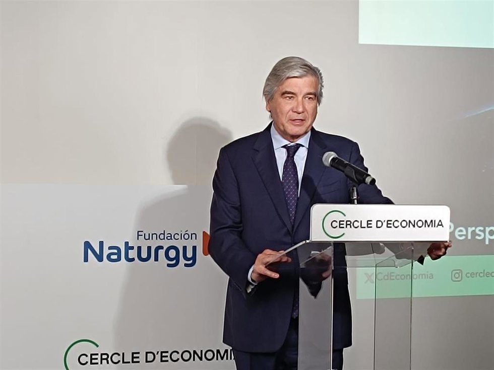 Reynés durante su intervención en el Cercle d'Economia este viernes