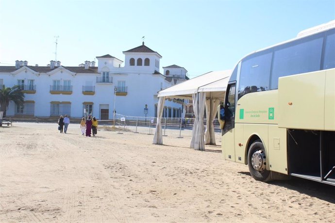 Apeadero de autobúses de El Rocío (Huelva).