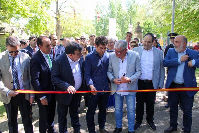 Inauguración de la 62 Feria de Muestras de Almazán, en Soria.