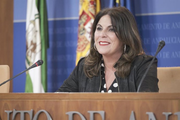 La portavoz del Grupo Socialista en el Parlamento andaluz, Ángeles Férriz, en una foto de archivo.