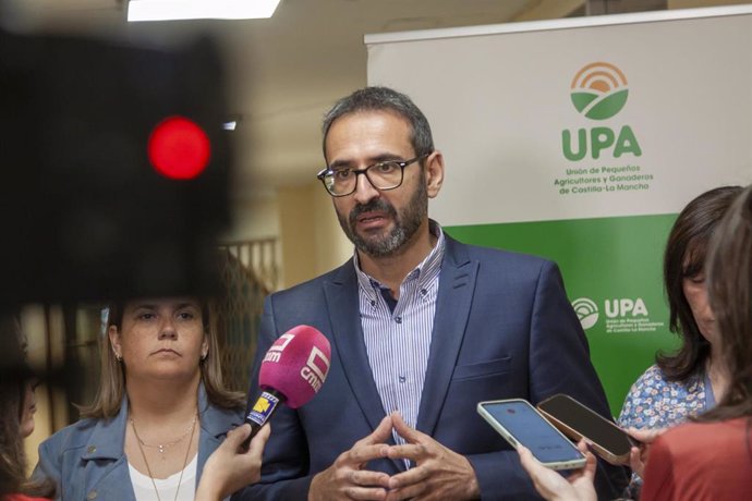 El secretario de Organización del PSOE de Castilla-La Mancha y diputado nacional, Sergio Gutiérrez, en Talavera de la Reina.