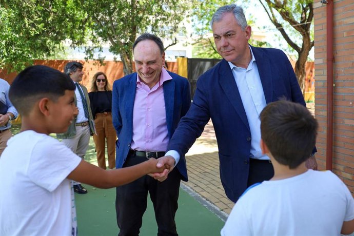 Sanz en el CEIP Paulo Orosio