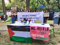 La Acampada Palestina UV ve "hipócrita" el comunicado de la CRUE y exige a la Universitat una "respuesta contundente"