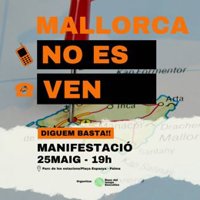 Convocan una manifestación en Palma contra la masificación turística: "Mallorca no se vende"