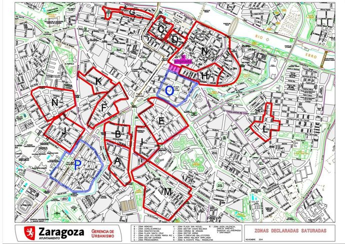 Propuesta técnica de zonas saturadas.