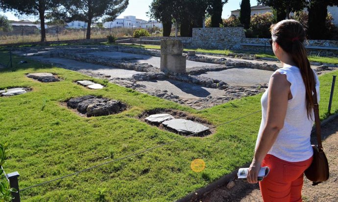 Archivo - Vistas de los vestigios de  la basílica  paleocristiana de Gerena