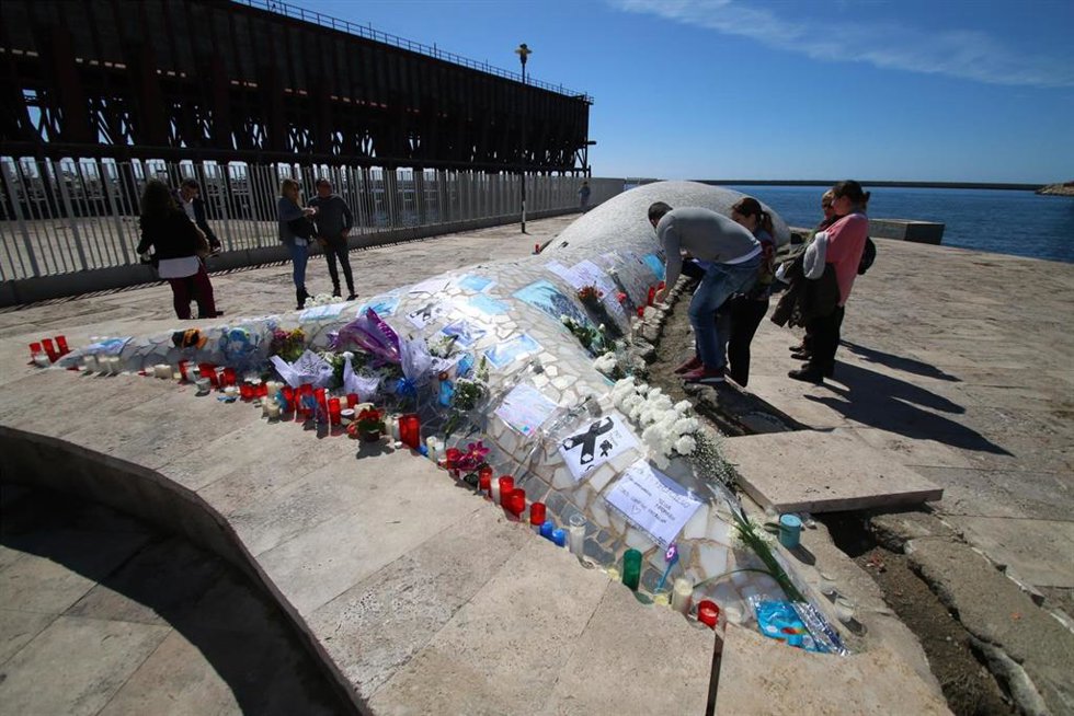 Archivo - La Ballena, espacio dedicado a la memoria del niño Gabriel Cruz en Almería