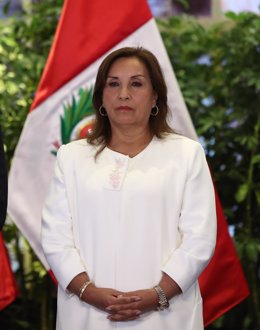 Archivo - La presidenta de Perú, Dina Boluarte.