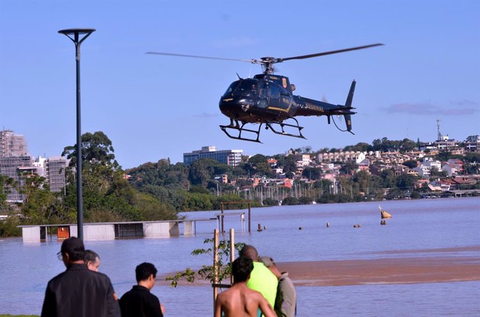 Imatge d'arxiu d'inundacions a Río Grande del Sur (Brasil)