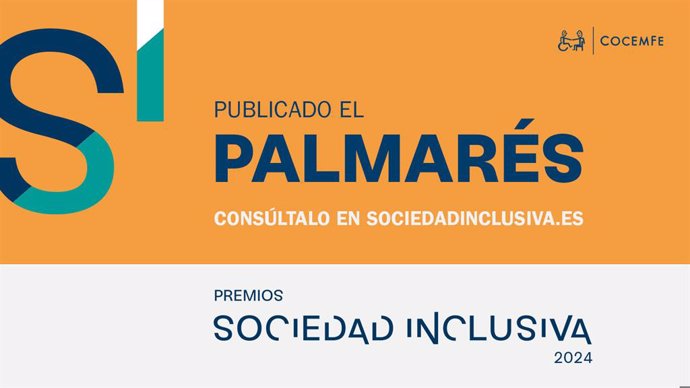 La Confederación Española de Personas con Discapacidad Física y Orgánica (COCEMFE) anuncia las iniciativas ganadoras de los Premios Sociedad Inclusiva 2024