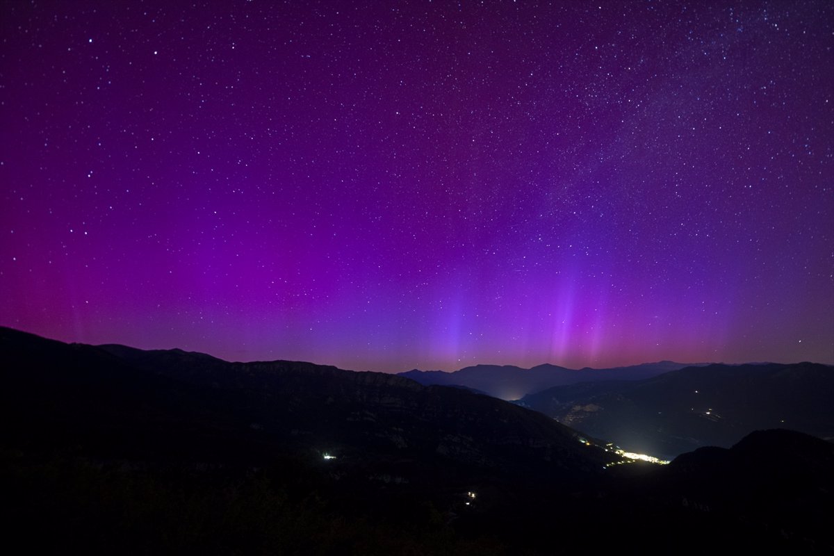 Auroras boreales visibles este viernes en varios puntos de España