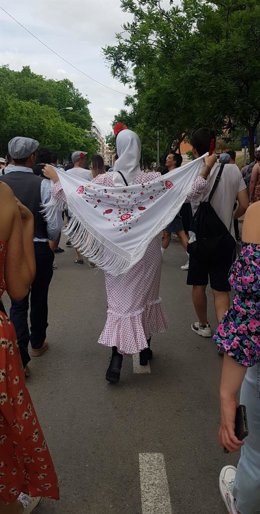 Archivo - Chulapa en la pradera de San Isidro