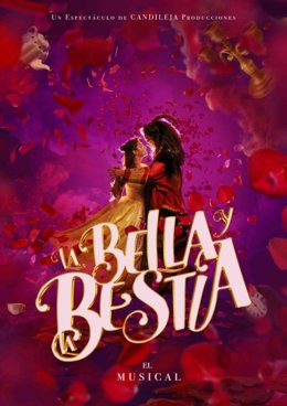Cartel del musical 'La Bella y la Bestia' de Candileja Producciones