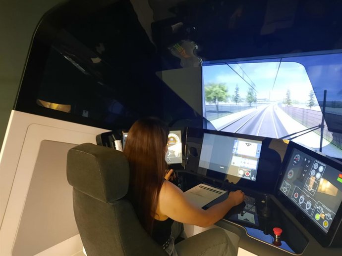Simulador de Renfe para ser maquinista