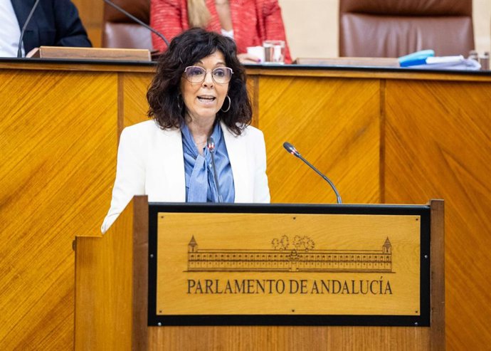 La portavoz de Salud del PSOE de Andalucía en el Parlamento, Ángeles Prieto.
