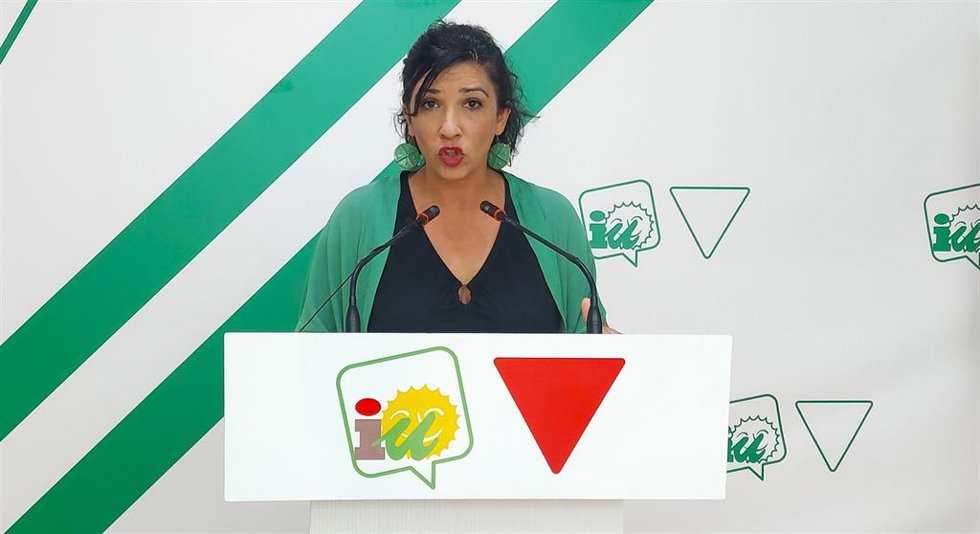 La coordinadora provincial de Izquierda Unida Málaga, Toni Morillas.