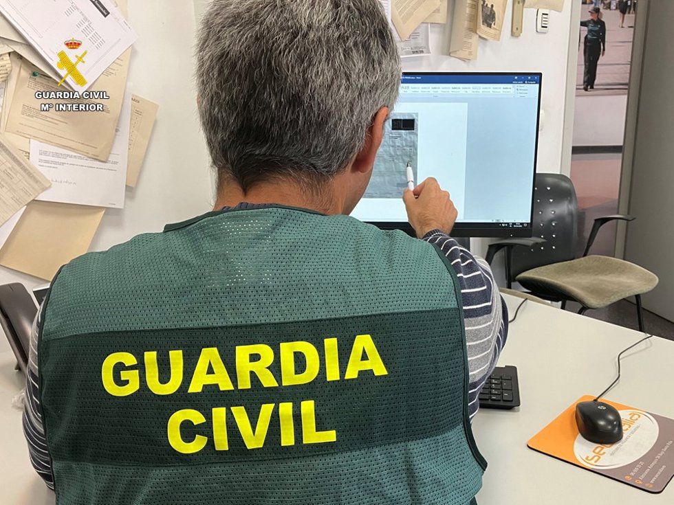 Agente de la Guardia Civil en imagen de archivo. 